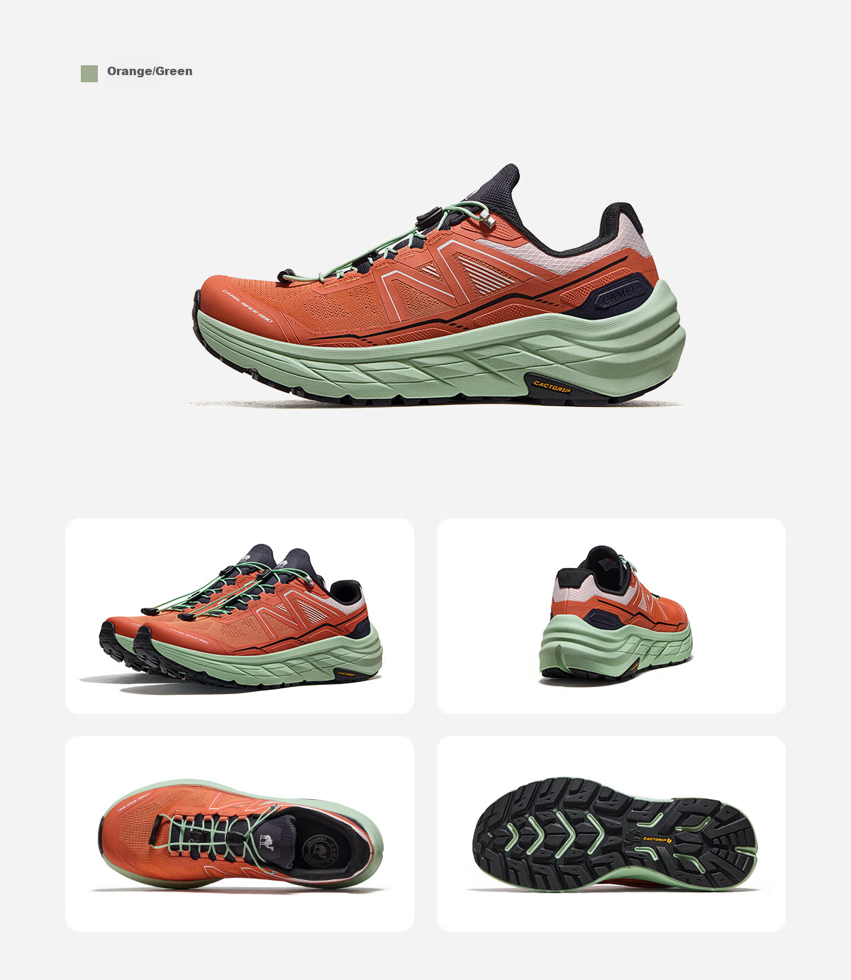 CAMEL [Zhangjiajie Qixing Mountain Outdoor Challenge] [He Dong Edition] Mountain Shadow Wilderness Trail Running Shoes for Men 12