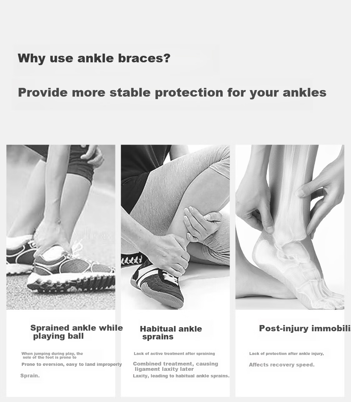 Keep Ankle Support Sleeve Lightweight Brace for Sprain Prevention and Ligament Injury Recovery Basketball Sports 1