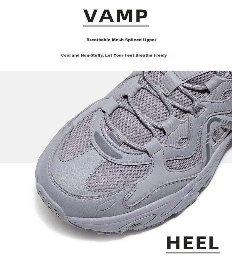 CAMEL Women's Retro Casual Mesh Breathable Dad Sneakers X25CX4L4035A Ivory Pink Size 39 13