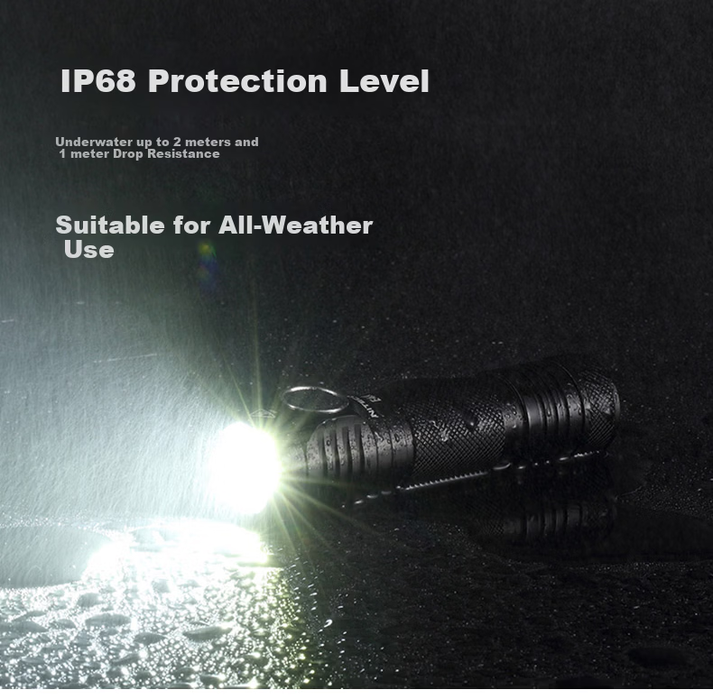NITECORE E4K High Brightness Rechargeable Compact Flashlight Outdoor Hiking Mountaineering Portable EDC Emergency Light 17