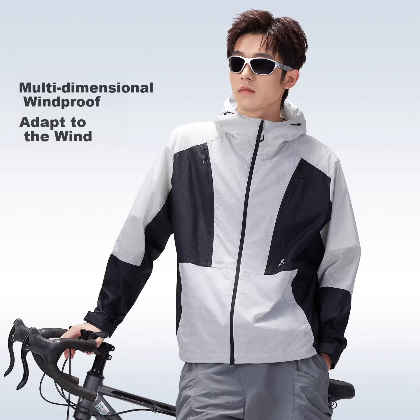 CAMEL Outdoor Sun Protection Jacket 2026 Spring Summer New Men's Breathable UV Protection Water-Repellent Sports Coat 9032