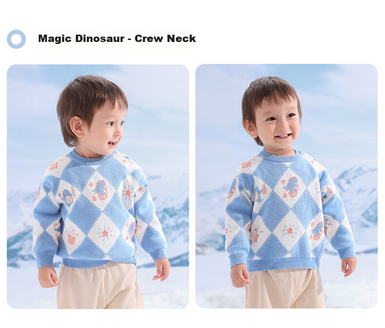 Beitais Children's Sweater Spring and Autumn Pure Cotton Unisex Baby Knitted Cardigan Versatile New Year Knitted Jacket 29