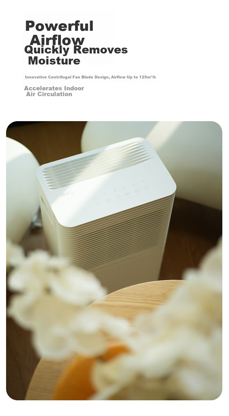 VINO Dehumidifier 16L/Day 32㎡ WiFi Connected Quiet Clothes Drying VD16E-FA5A(WH) 8