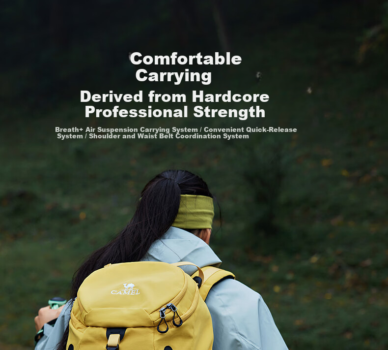 CAMEL Mountain Habitat Professional Mountaineering Backpack Large Capacity Outdoor Hiking Travel Lightweight Double Shoulder Bag 575B741057A 5