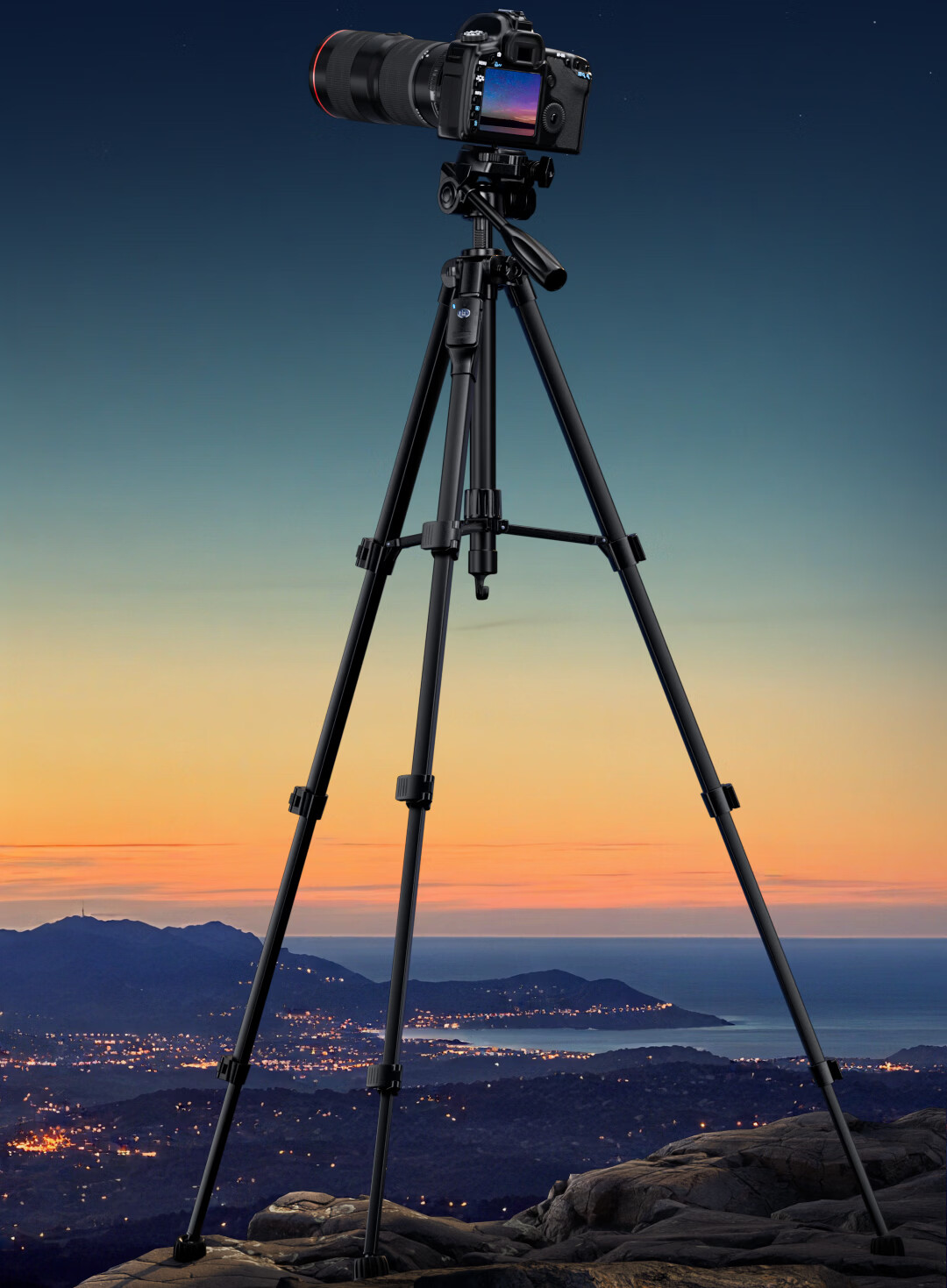 YUNTENG 860 Professional Tripod with Spiked Feet, Hydraulic Head for DSLR, Mirrorless Camera, Camcorder, Smartphone, Vlog Video Shooting, Live Streaming, Outdoor Travel Photography Stand 5