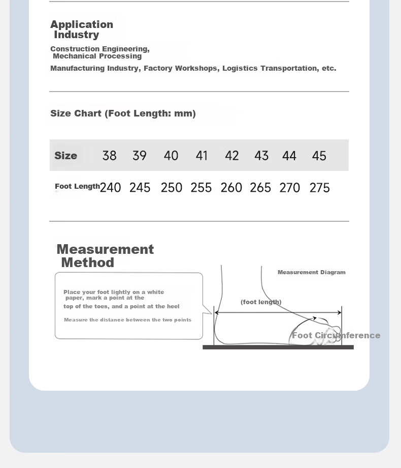 BlueOwl Shield Men's Summer Breathable Ultra-Light Anti-Smash Steel Toe Anti-Puncture Soft Sole Comfortable Work Shoes DL213BN 39 9