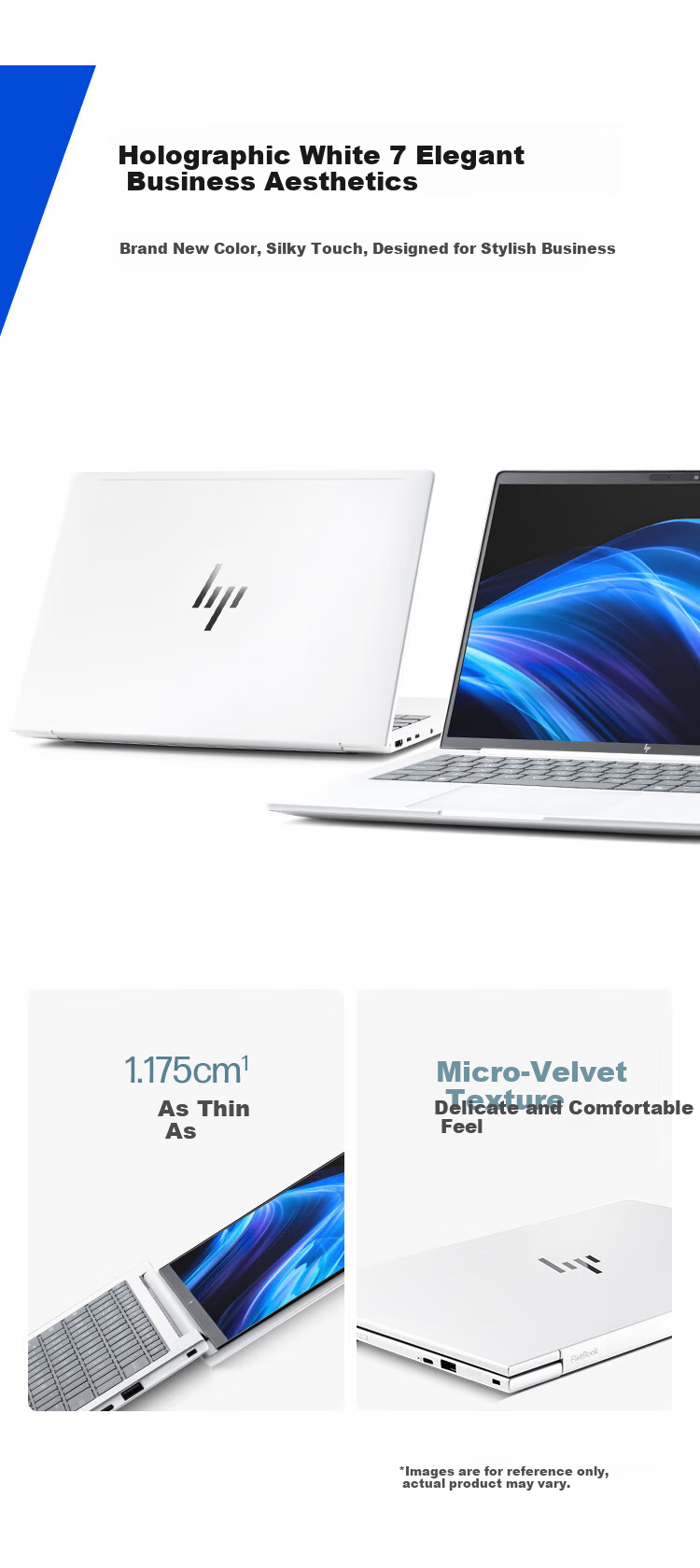 HP Zhan X 14-inch Lightweight Office Laptop Intel Core Ultra7 258V 32GB 1TB 2.5K Display AI Combat Military Standard Certified 3