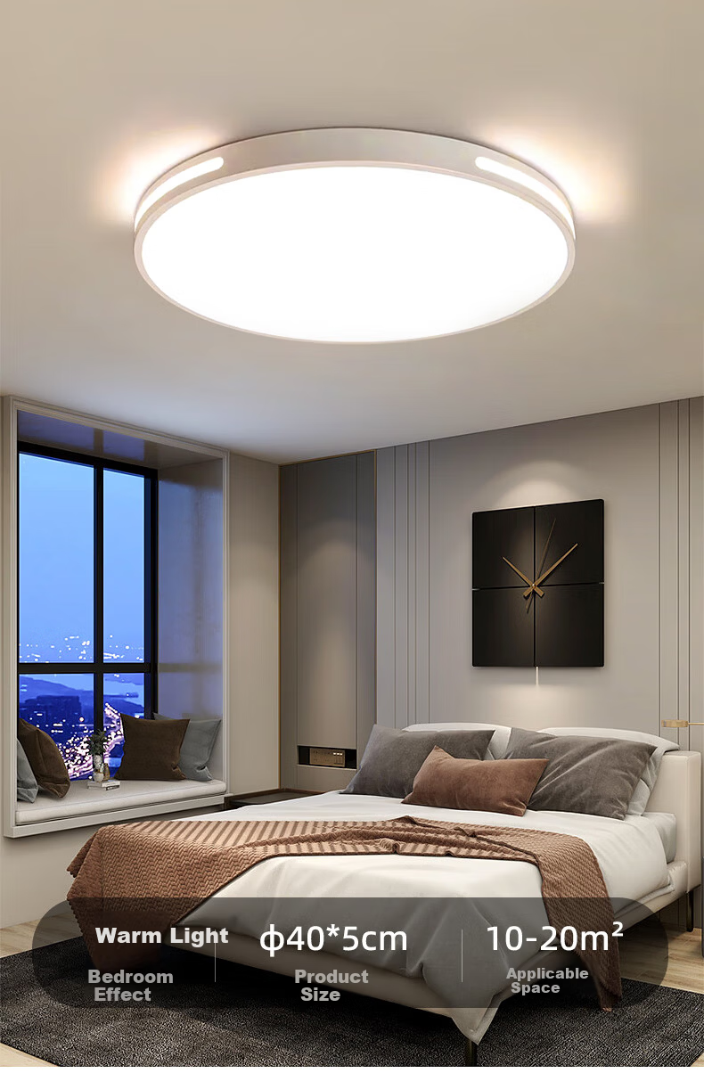 ARROW Brand Ceiling Light LED Fixture for Bedroom, Living Room, Study Room, Thin Style Bedroom Lamp 7