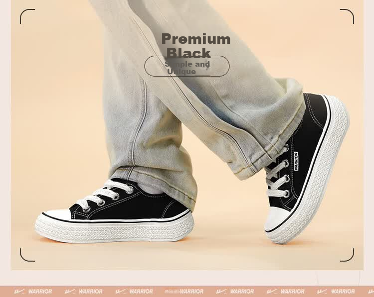 Warrior Official Women's Canvas Shoes 2026 Summer New Breathable Outdoor Casual Shoes Beige Size 35 5