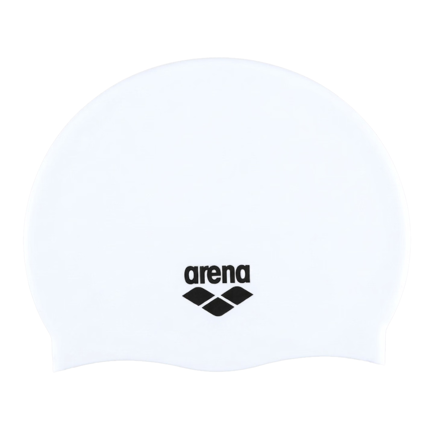 Arena Waterproof Silicone Swim Cap for Long Hair, Unisex Solid Color Swimming Cap