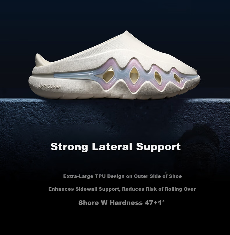 Zhunzhe Shark 3 Sports Slippers Men's Summer Outdoor Basketball Sandals Women's Thick Sole Soft Size 44 12
