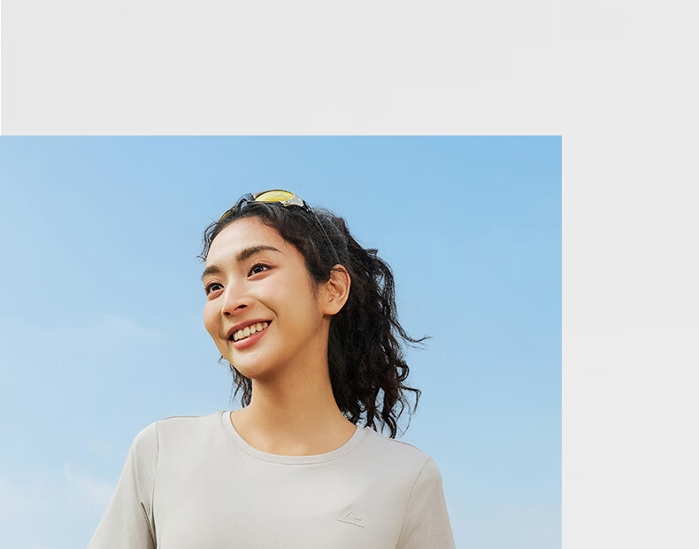 Peak Quick-Dry Short Sleeve Women's Summer Loose Breathable Sun Protection Waist-Cinching Casual T-Shirt Outdoor Sports Running Shirt DF662142 24