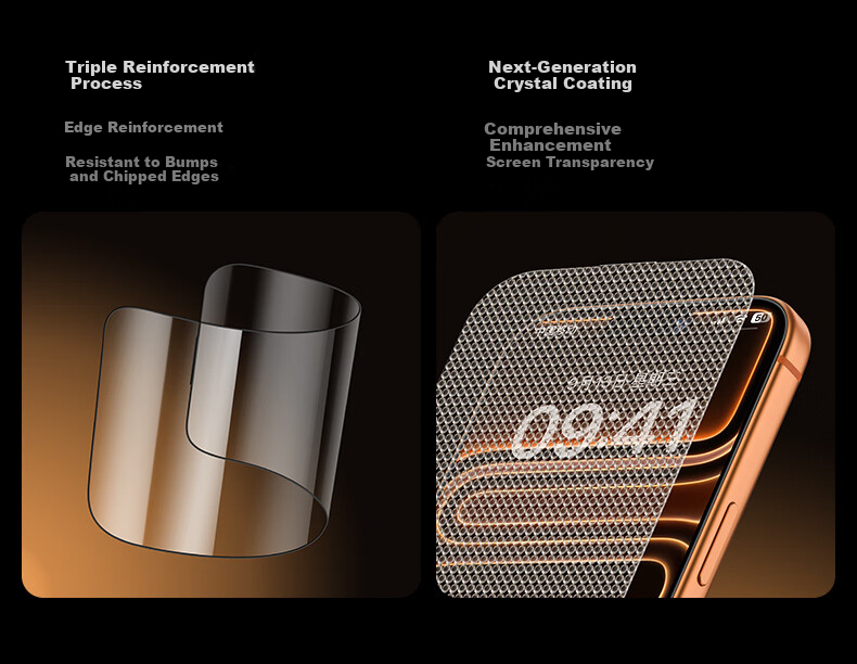 Benks Apple iPhone 17 Pro Lens Module Protective Film, Scratch-Resistant Matte Lens Base Sticker for Rear Camera 7