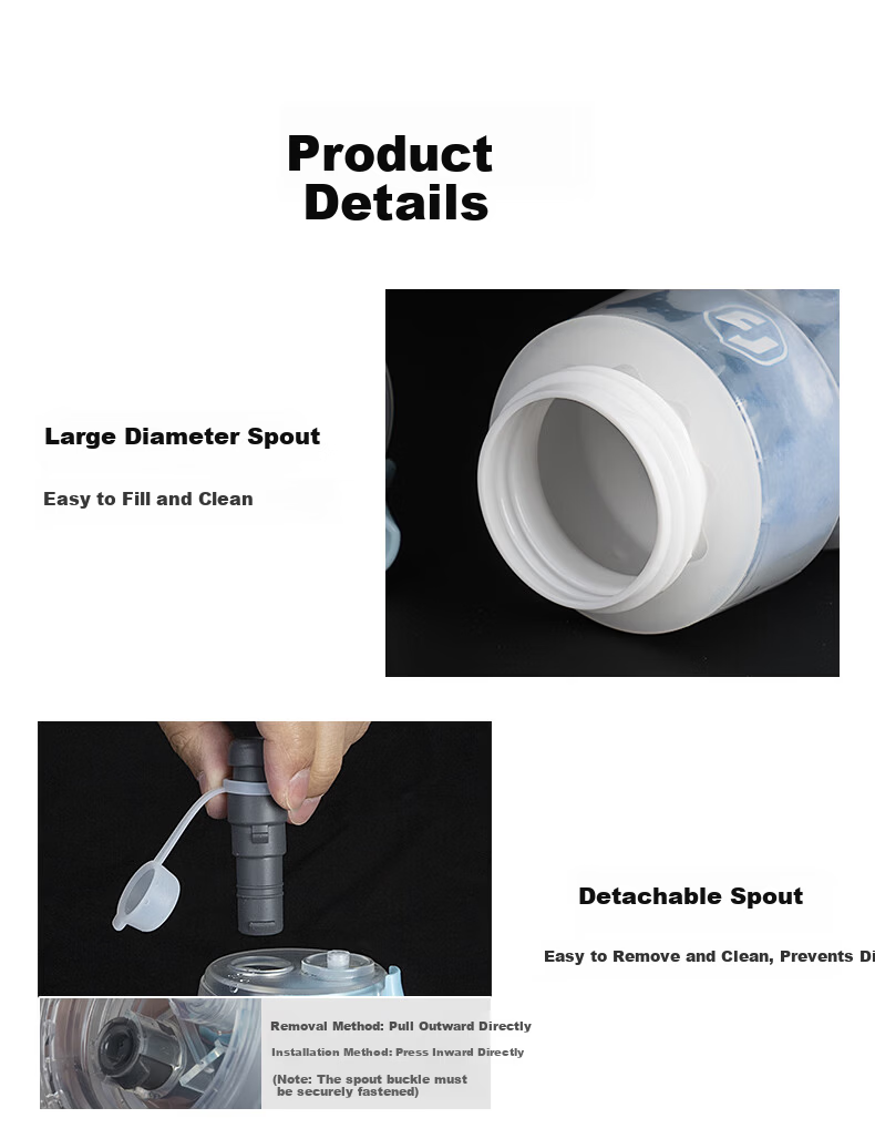 GUB Cycling Spray Water Bottle Mountain Road Bike Sports Water Bottle Running Hiking Outdoor Insulated Moisture Retention Cup 14
