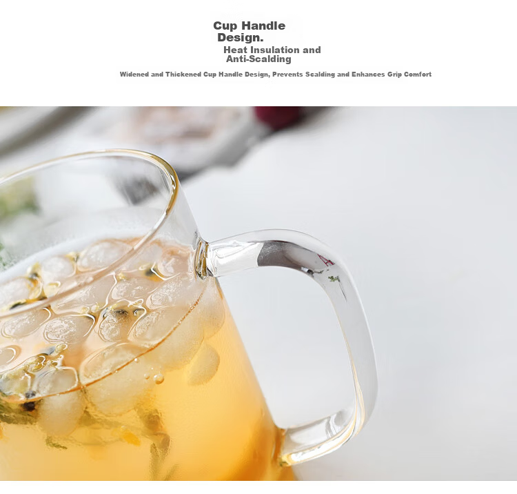 Green Apple Tea Infuser Cup 350ml Double-Layer Glass One-Button Lid Tea Brewing Cup Gift for Leaders and Elders New Year Present 7