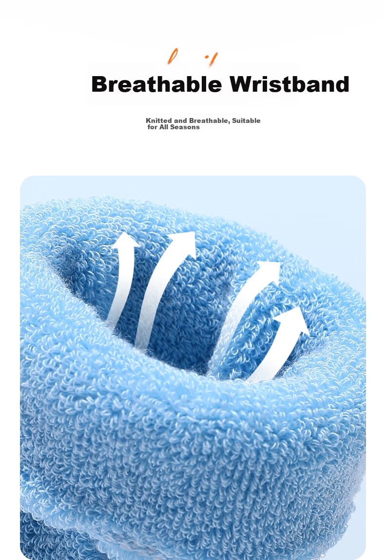 361° Wrist Support Sports Fitness Sweatband Wristband for Badminton Basketball Volleyball Tennis Tendonitis Wrist Injury Sprain Protector Black 4