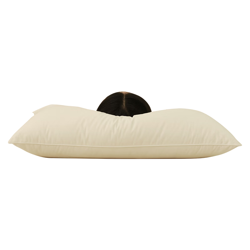 MIDO HOUSE Mingdu Soft And Slow Rebound Hotel Pillow, All-Cotton Pillow Core, Neck Support, Single Pack, Low Pillow, 48*74cm