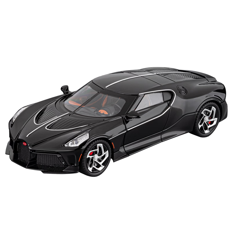 Chiyu Toys Bugatti Night Sound Sports Car Model Children's Toy 3-6 Years Alloy Simulation Car Toy
