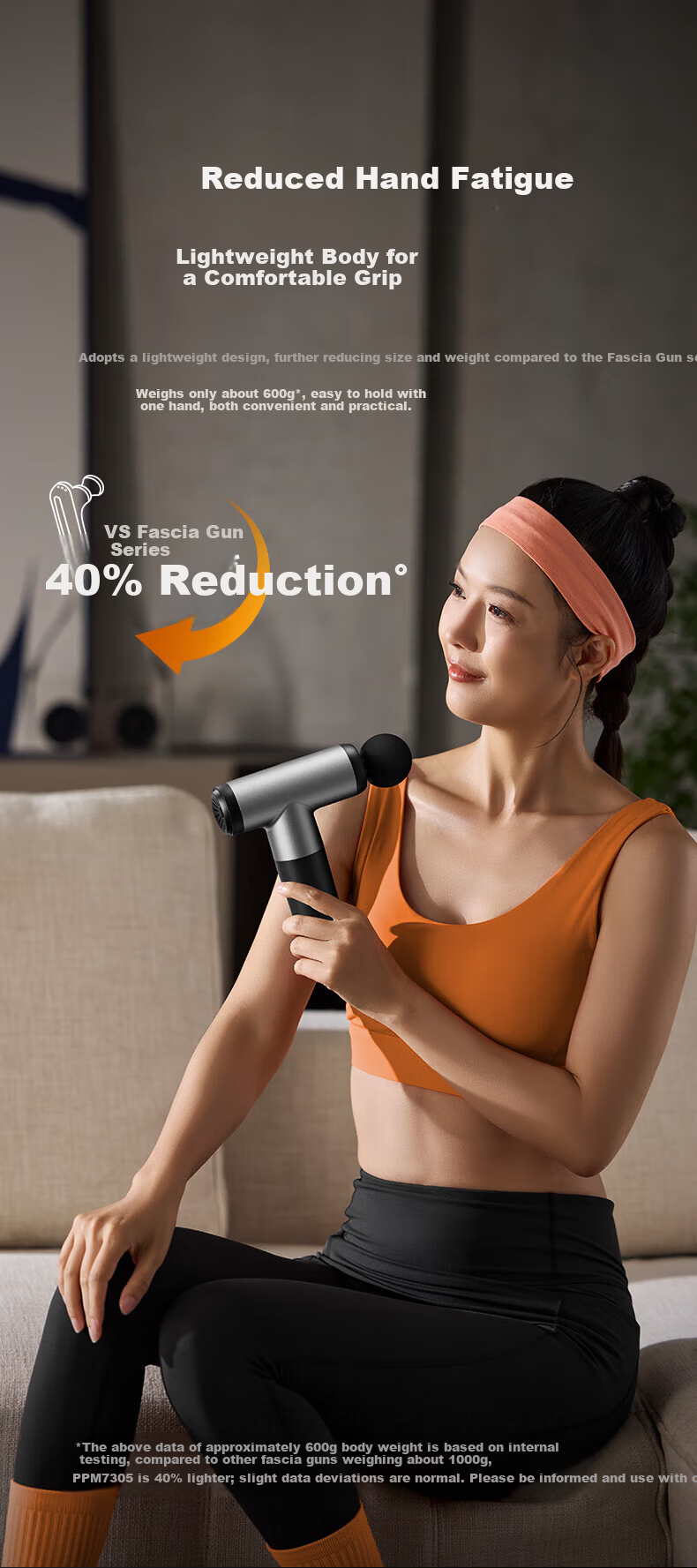 PHILIPS Fascia Gun Professional Sports Massager High-Frequency Vibration Full-Body Silent Muscle Relaxation Shoulder Neck Waist Leg Portable Mini Gift for Men and Women Birthday Mother's Day Small Ste 4