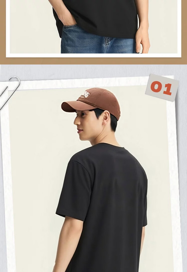 LI-NING Men's Short Sleeve T-Shirt Sports Tee Comfortable Breathable Crew Neck Fashion Classic Loose Casual Top 7