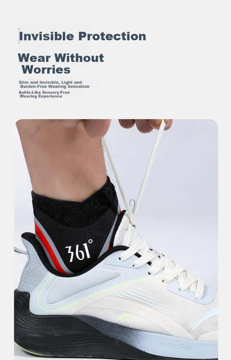 361° Ankle Support Brace Ultra-Thin Sports Ankle Protector for Sprain Prevention Unisex Basketball Running Joint Stabilizer 7