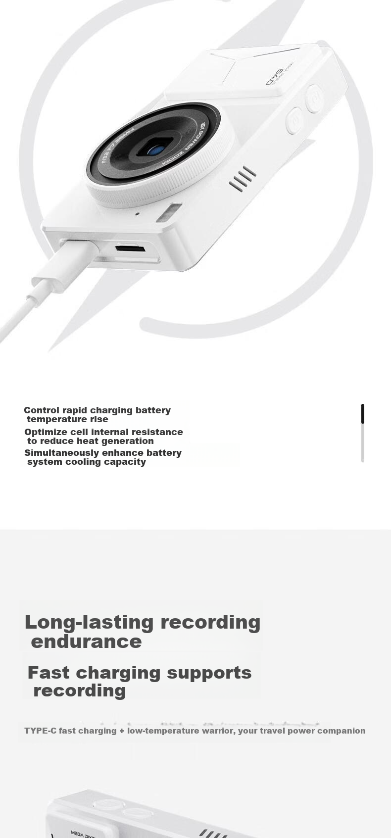 Patriot D6PRO Student Digital Camera Dual Lens White 64GB Retro CCD Entry-Level Travel Campus Compact Camera Birthday Gift for Girlfriend Girls Children's Day Gift 15