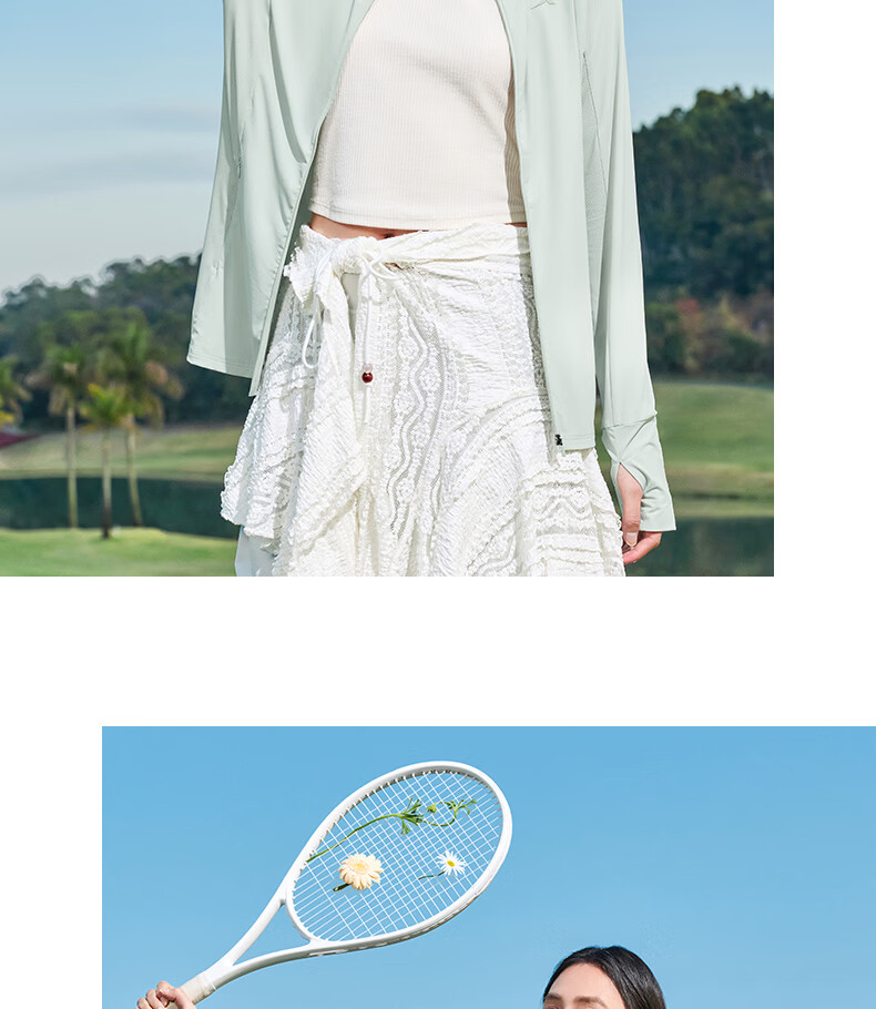 Xtep Mianmian Ice 4.0 Women's Sunscreen Jacket 2026 Summer New Outdoor Original Yarn Ice Silk Skin Jacket Lightweight Breathable Coat 24