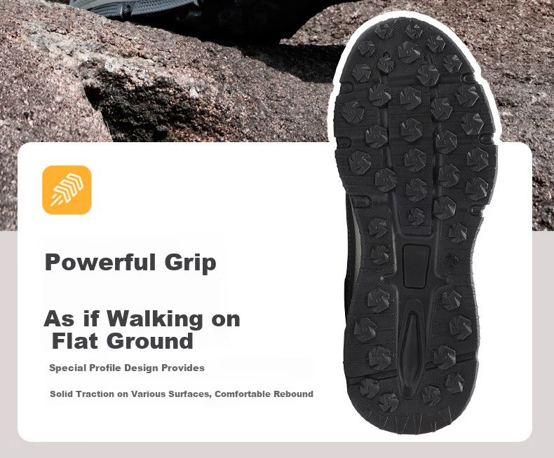 GUYISA Safety Shoes for Men, Summer Breathable Steel Toe Cap, Anti-Smashing And Puncture-Resistant, Lightweight, Wear-Resistant, Construction Site Work Shoes F116F Size 41 5