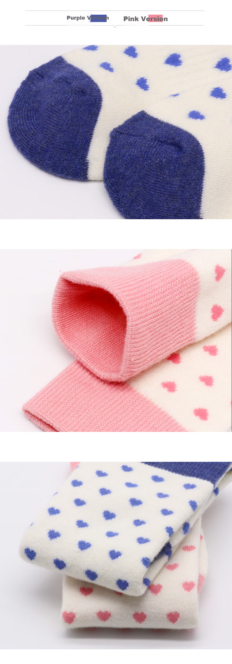 YEON Adult Ski Socks Youth Thickened Warm Wool Blend Cycling Socks YS-2001-S 8