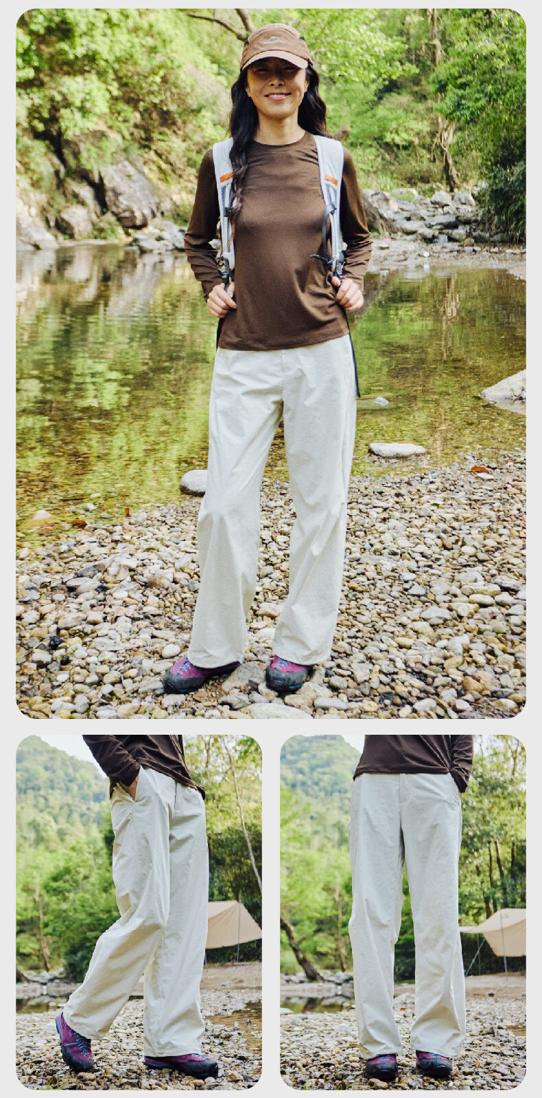 Naturehike Outdoor Quick-Dry Hiking Pants Unisex 26 New Casual Loose Fit Trousers for Women 17