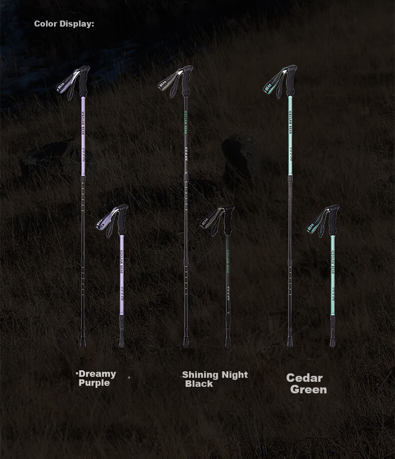 Tuteng Outdoor Hiking Pole Multifunctional Telescopic Walking Stick Ultra-Light Self-Defense Cane Mountain Climbing Staff Professional Trekking Gear 25