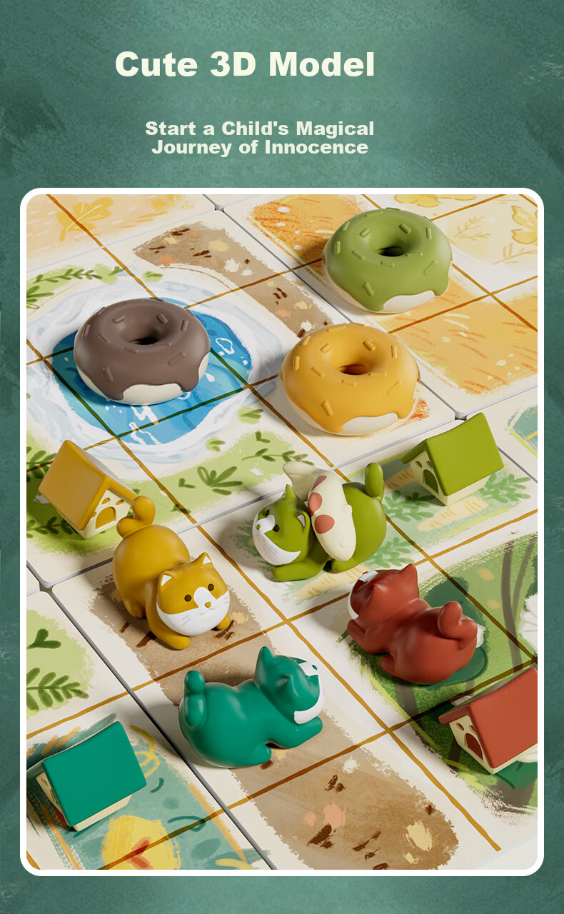 Yaofish Children's Board Game Ray Fish Toy for Boys and Girls Primary School Birthday Gift Absolutely Meow Action 6