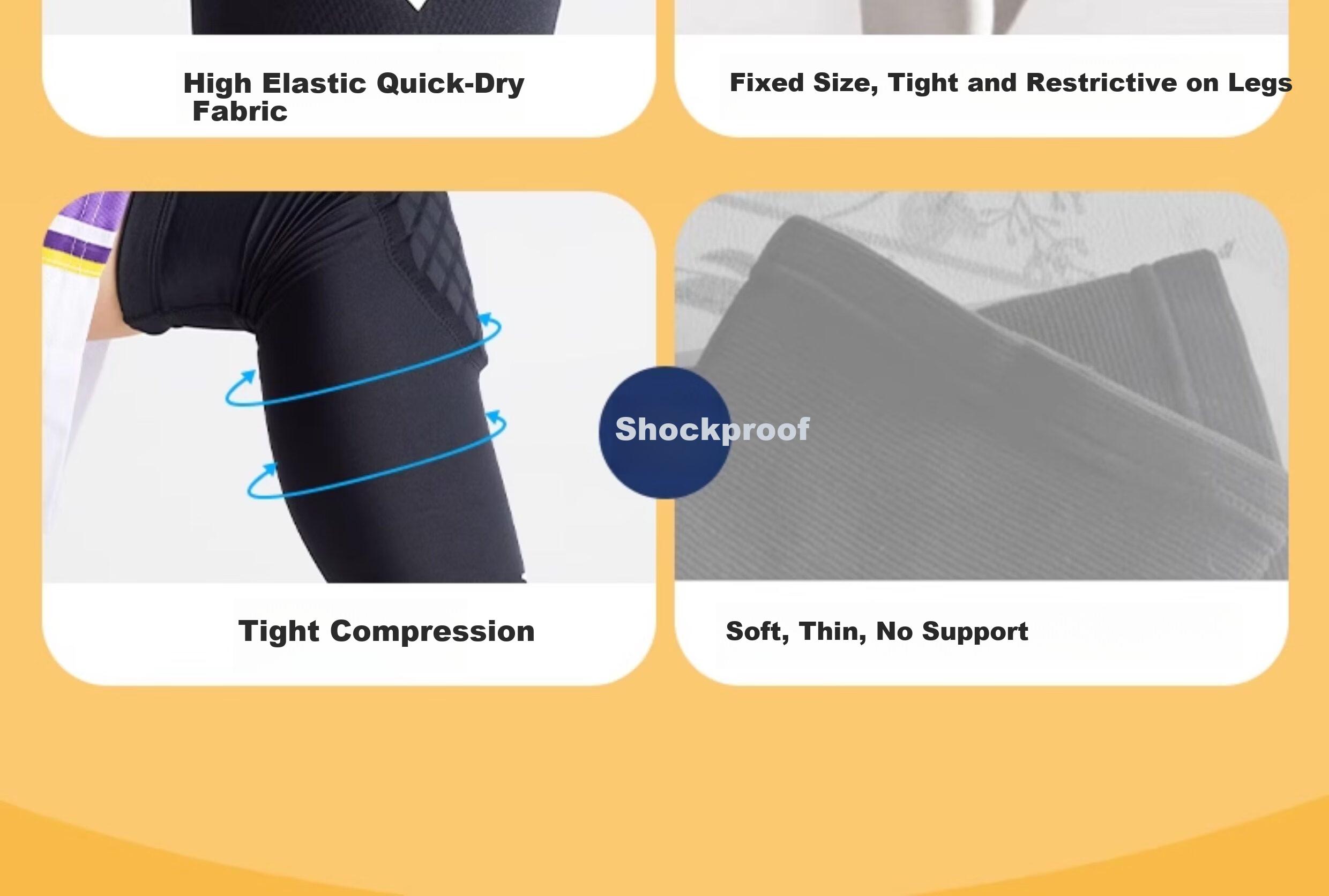 Anta Kids Honeycomb Knee Pads Basketball Protective Sports Collision Youth Professional Knee Sleeves Running Elbow Guards Equipment XS 5