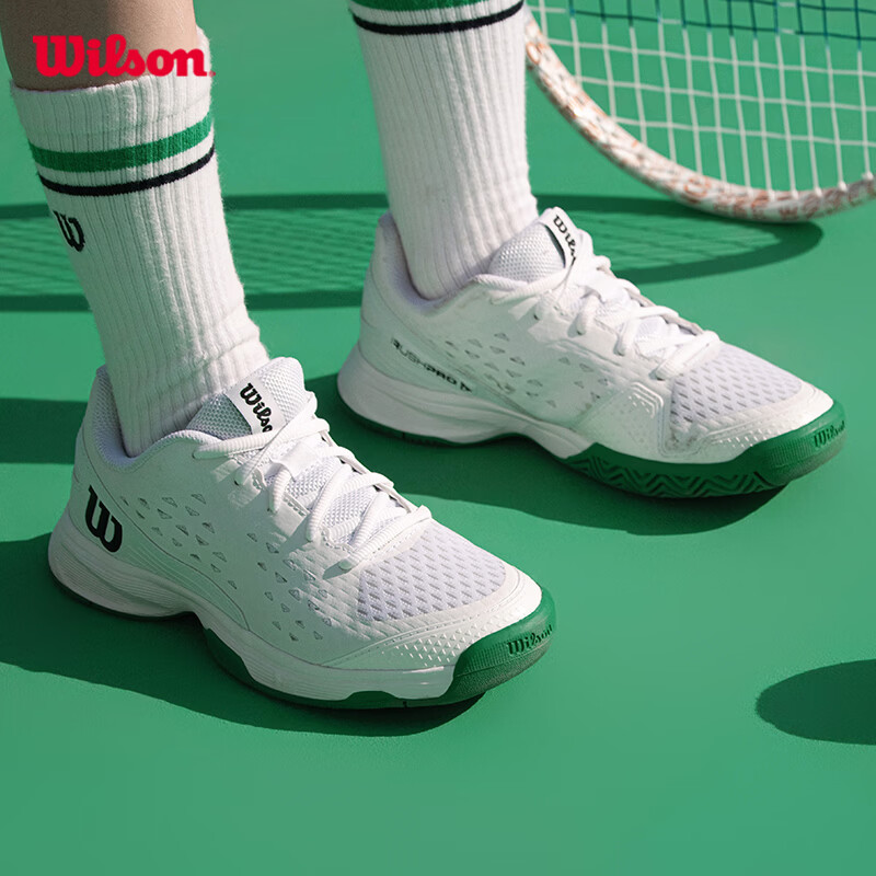 Wilson Rush Pro JR L Youth Comfortable Breathable Professional Tennis Shoes