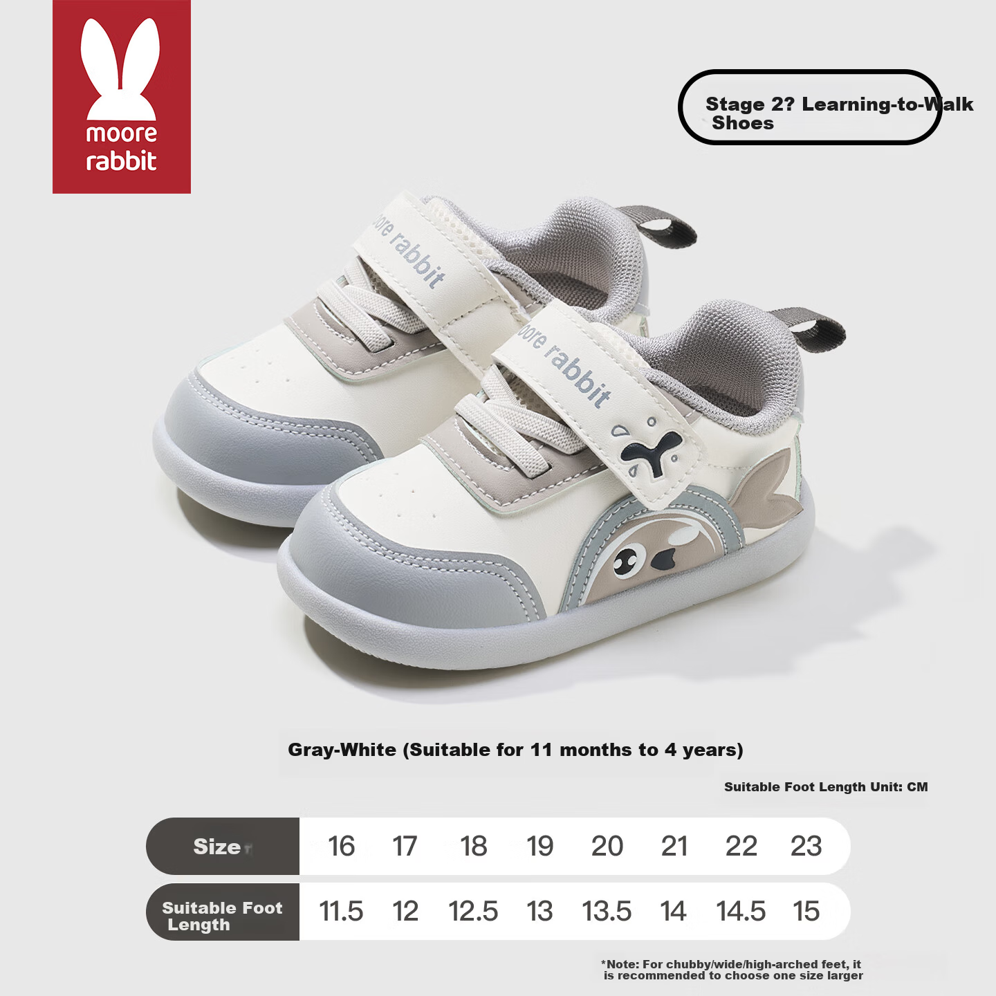 More Rabbit Baby Toddler Walking Shoes Boys 2025 Spring Autumn New Girls Soft Sole Waterproof Non-Slip Stable Shoes