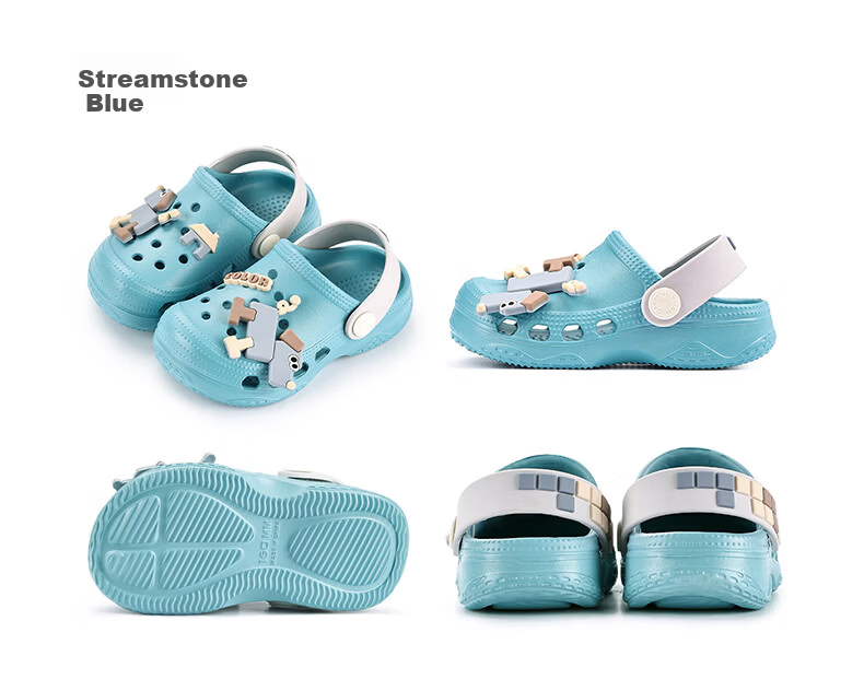Cheerful Mario Baby Slippers Summer New Children's Home Breathable Bath Toddler Boys Girls Closed-Toe Beach Clogs 6