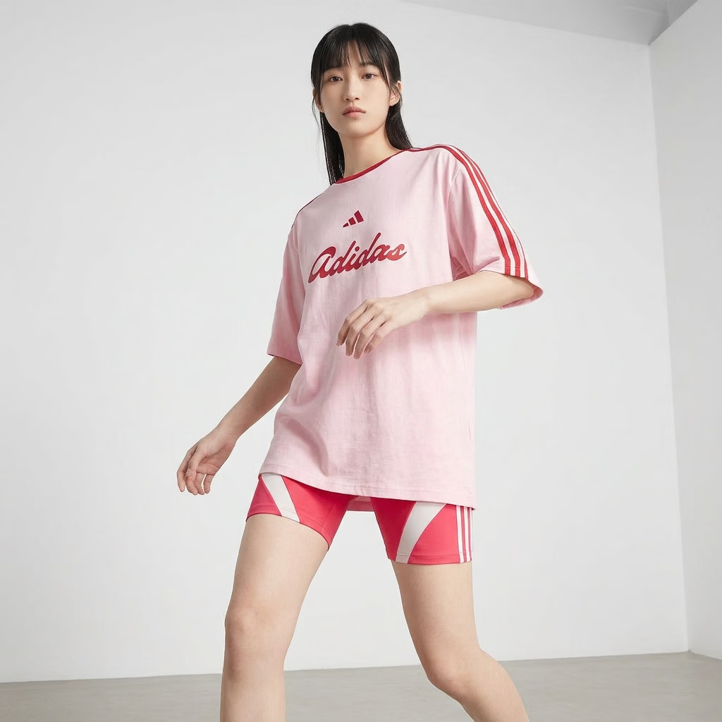 Adidas Women's Sports Style Series LUX TIRO L T Short Sleeve T-Shirt KT2782 Blue XL 5