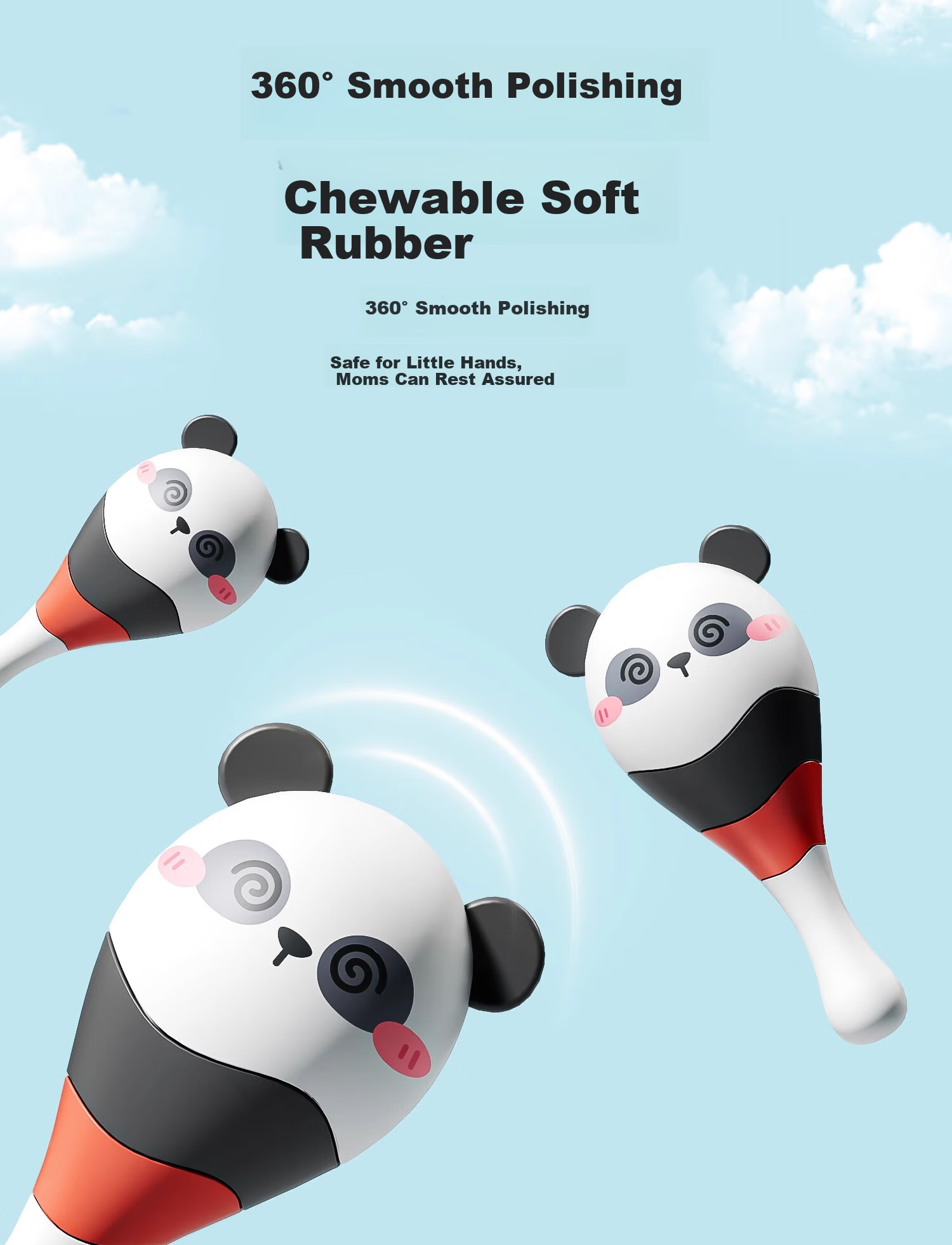 Taodudu Children's Day Gift Newborn Gift Box Panda Rattle Baby Toy Baby Rattle 0-6-12 Months 19