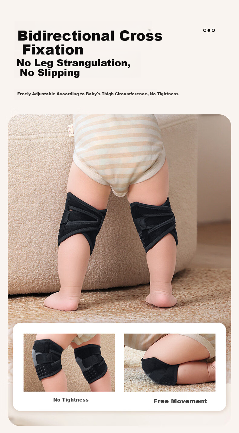 HEMMON Baby Crawling Professional Protective Knee Pads Child Knee Guards Anti-Collision Toddler Walking Fall Prevention Infant Leg Protection Sleeves 4