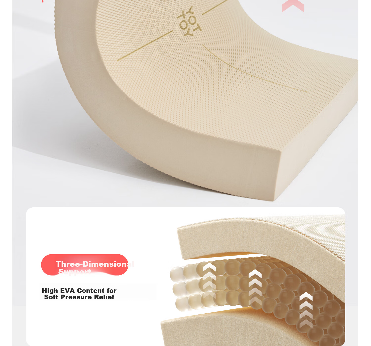 Yottoy Balance Pad Yoga Mat Flat Support Core Training Yoga Fitness Quiet Non-Slip Thickened Soft Foam Kneeling Pad 12
