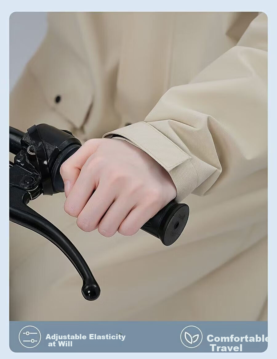 Chegui Mu Electric Bike Raincoat Full Body Thickened Large Unisex Adult Electric Scooter Riding Raincoat 7