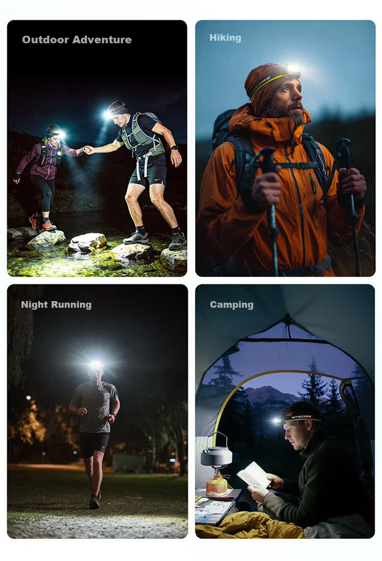 NITECORE HA25 UHE Outdoor Headlamp Multi-Color Temperature Lightweight Portable Hiking Mountaineering Night Running Light 5