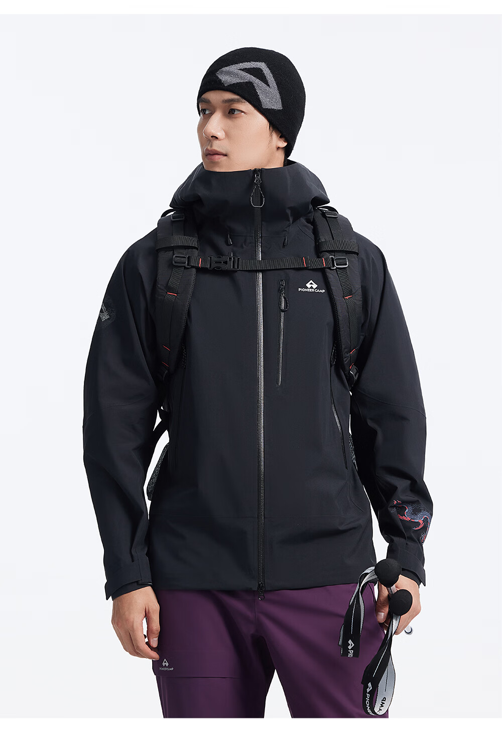 Toread Jin Yi Wei Three-Pocket Men's Softshell Jacket Summer Casual Outdoor Windproof Waterproof Hiking Mountaineering Coat 37