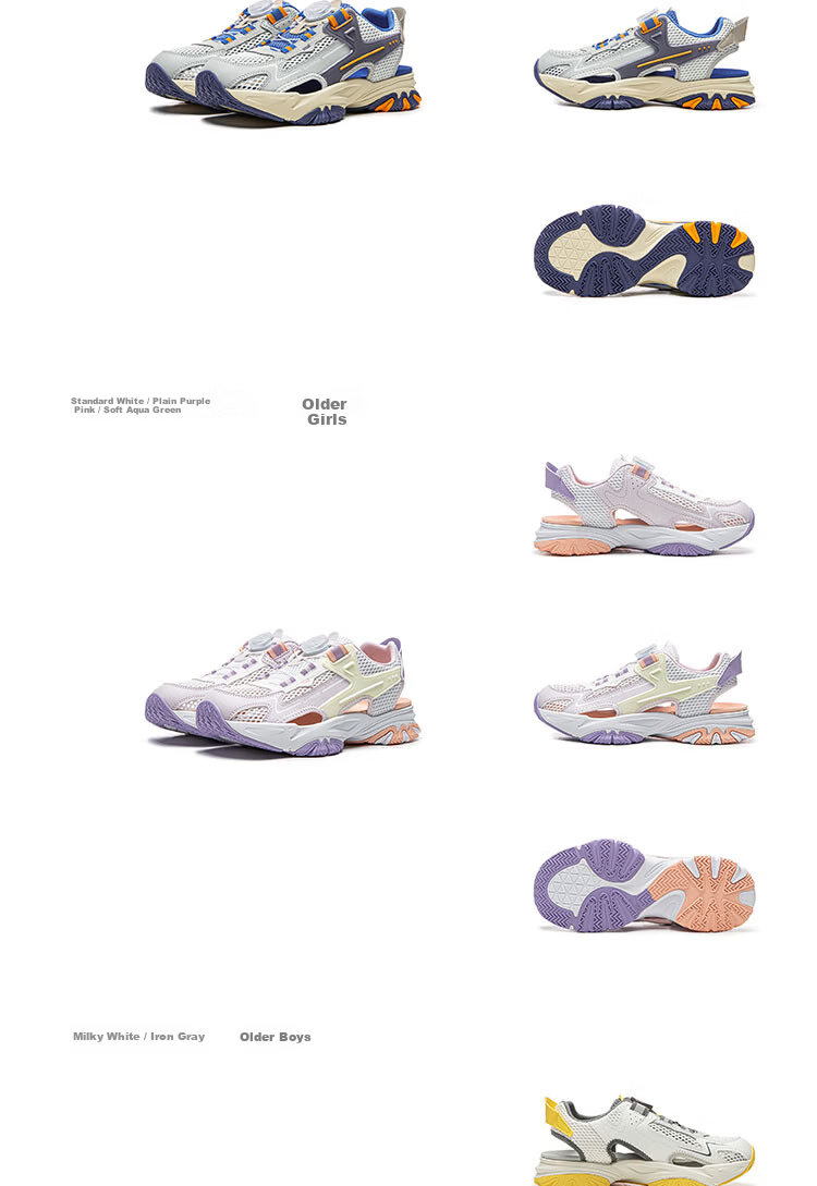 Li-Ning Youth Summer Sandals Qingxia V2 Shock Absorption Rebound Cool Dad Casual Shoes Frame Shoes YKUW014 Size 38 10