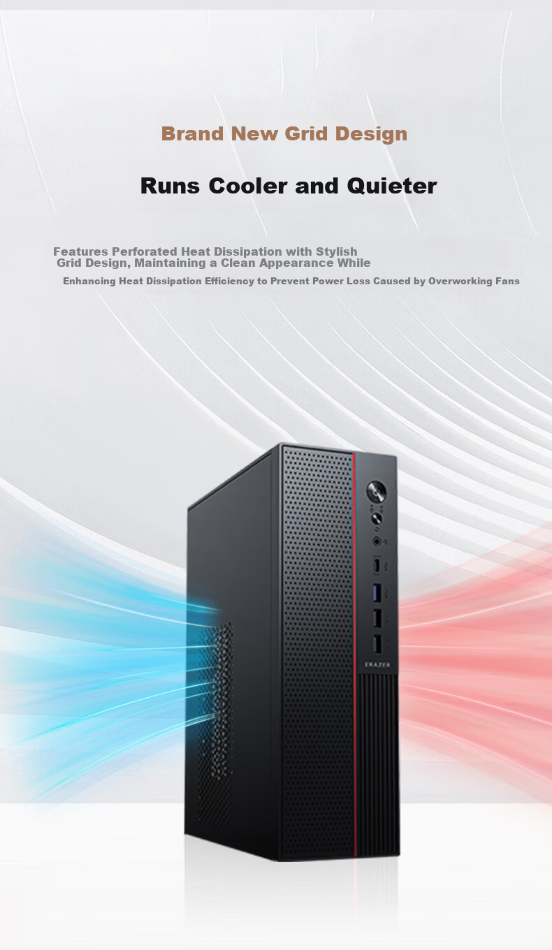 Yineng Lenovo Ecosystem Business Office Desktop Computer Host (Ryzen R5 8G 512G WIFI) Education Learning High Cost-Performance Shangqi Series 6