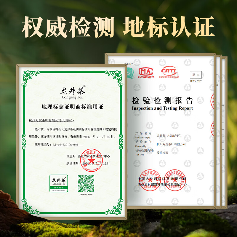 西湖工夫2026新茶叶明前特级龙井绿茶100g春茶自己喝自饮送人