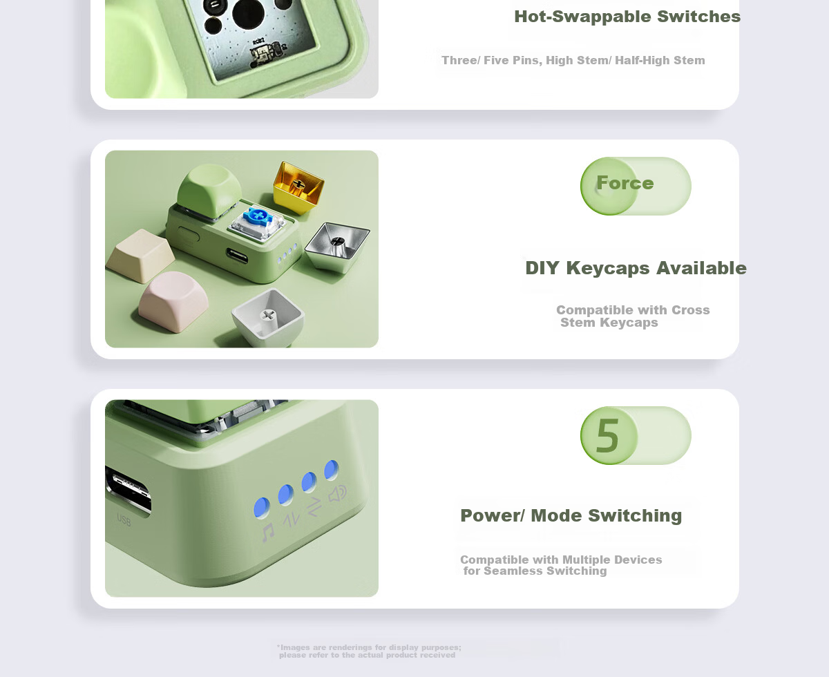 Hanlin Yue Tablet Accessories Free2 Page Turner E-Book Reader Page Turner Remote Control Bluetooth Page Turner for Mobile Phones and Tablets Boox iReader Hanvon Page Turner 7