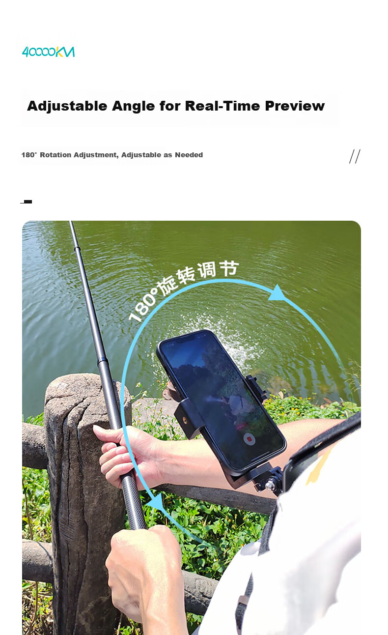 40,000 Kilometers Outdoor Extreme Sports Camera Accessories Cycling Chest Strap Mobile Phone Mount Single Shoulder Strap Phone Shooting Bracket 3