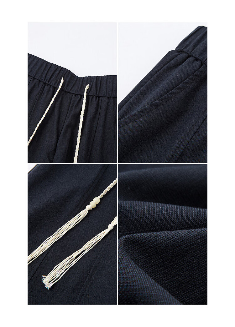 Demana [Lyocell Cloud Oxygen Cotton] Summer Relaxed Urban Loose Curved Pants Elastic Waist Slimming Fashion Women's Casual Pants 12