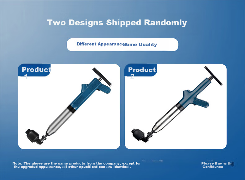 KUMBAZZ Toilet Plunger, High-Pressure Drain Cleaner, Toilet Blockage Remover, Toilet Plunger 1
